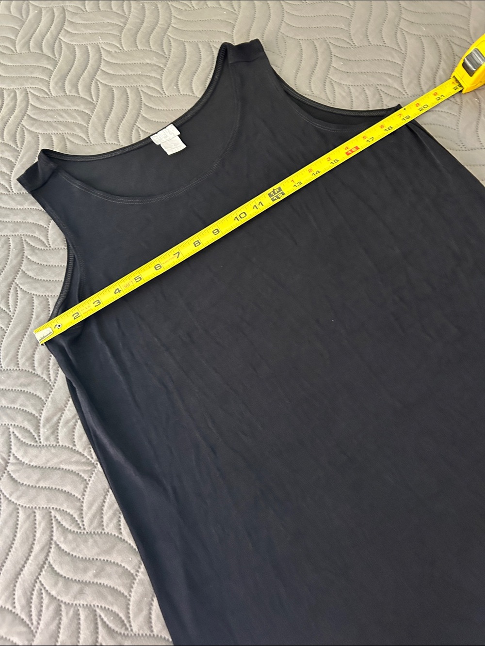 🖤 Chico's Black Sleeveless Traveler’s Maxi Dress - Picture 3 of 5